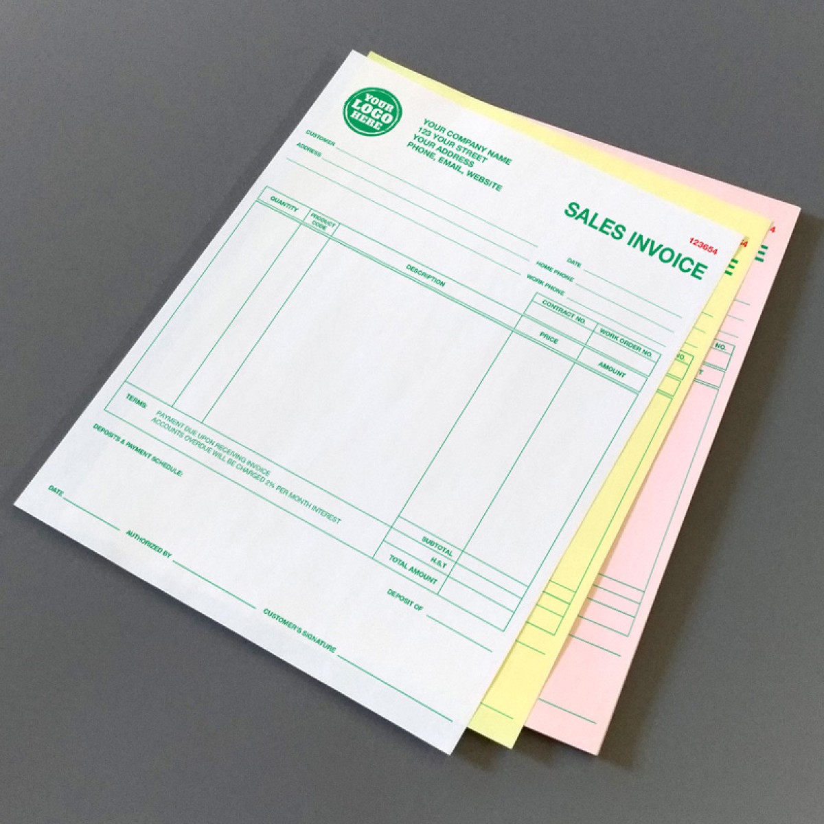 Pool Sales Invoice in Toronto